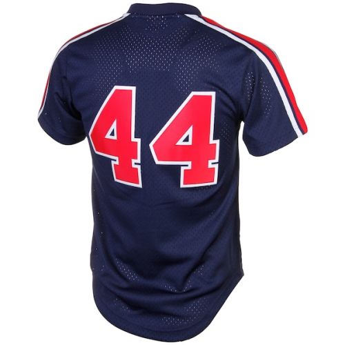  Mitchell & Ness Men's California Angels Reggie Jackson Mitchell & Ness Navy Cooperstown Mesh Batting Practice Jersey