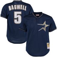 Mitchell & Ness Men's Houston Astros Jeff Bagwell Mitchell & Ness Navy Cooperstown 1997 Mesh Batting Practice Jersey