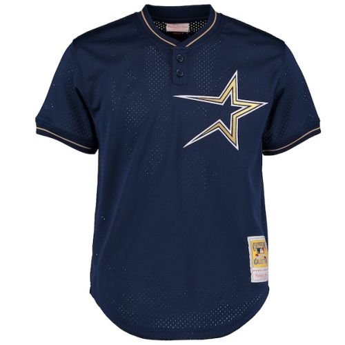  Mitchell & Ness Men's Houston Astros Jeff Bagwell Mitchell & Ness Navy Cooperstown 1997 Mesh Batting Practice Jersey