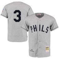 Mitchell & Ness Men's 1942 Philadelphia Phillies Chuck Klein Mitchell & Ness Gray Authentic Throwback Jersey