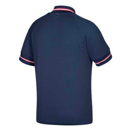  Mitchell & Ness Men's Boston Red Sox Mitchell & Ness Navy Cooperstown Collection Mesh Batting Practice Quarter-Zip Jersey