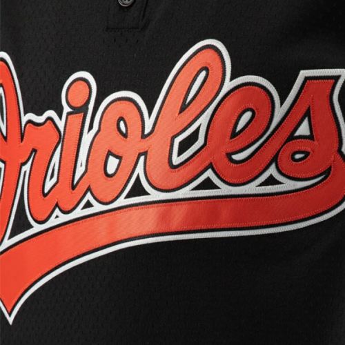  Mitchell & Ness Men's Baltimore Orioles Roberto Alomar Mitchell & Ness Black Cooperstown Mesh Batting Practice Jersey