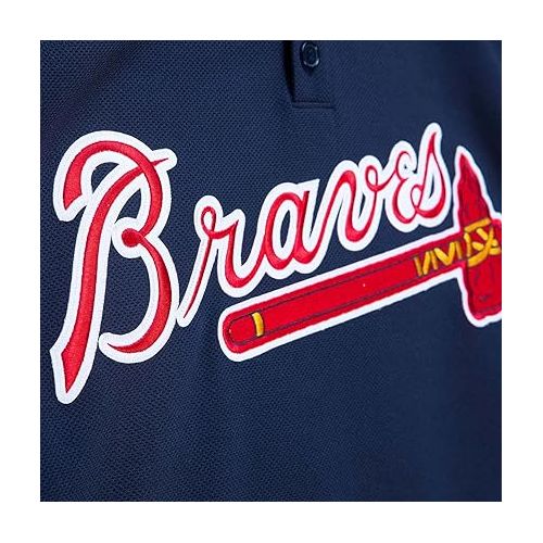  Mitchell & Ness MLB Atlanta Braves Chipper Jones 2003 Authentic Pullover Jersey