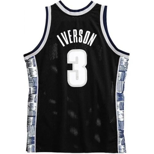  Allen Iverson Georgetown Hoyas 1995-96 College Vault Swingman Black Alternate Jersey