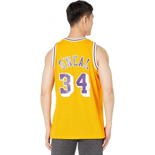  Mitchell & Ness Los Angeles Lakers Mens Jersey 34 Shaquille O'Neal Swingman