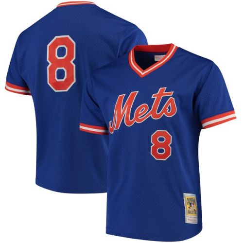  Mitchell & Ness New York Mets Gary Carter Mitchell & Ness Royal Batting Practice Jersey