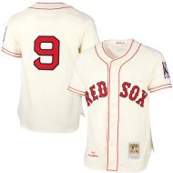 Mitchell & Ness Mens Boston Red Sox Ted Williams Mitchell & Ness Cream MLB Authentic Jersey