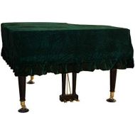 [아마존베스트]Mitef Classic Pleuche Universal Grand Piano Cover Decorative Piano Cover, Green,Size:150cm/59.0inches
