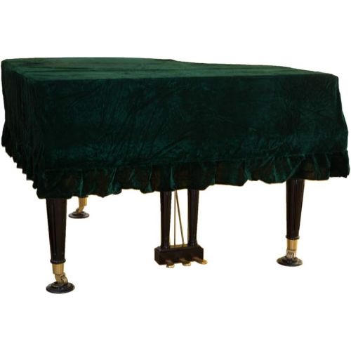  [아마존베스트]Mitef Classic Pleuche Universal Grand Piano Cover Decorative Piano Cover, Green,Size:150cm/59.0inches