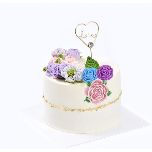  [아마존베스트]Mity rain Roses Collection Fondant Mold-Rose Flower and Leaves Shapes Silicone Mold for Sugarcraft Cake Decoration, Cupcake Topper, Polymer Clay, Candy, Chocolate, Soap Wax Making