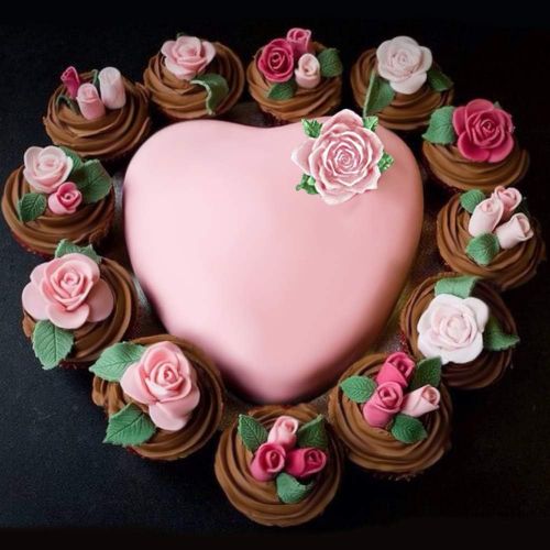  [아마존베스트]Mity rain Roses Collection Fondant Mold-Rose Flower and Leaves Shapes Silicone Mold for Sugarcraft Cake Decoration, Cupcake Topper, Polymer Clay, Candy, Chocolate, Soap Wax Making