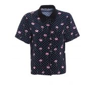 Miu Miu Poppy polka dot print silk shirt