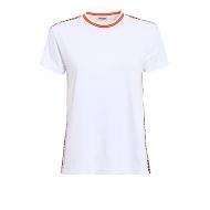 Miu Miu Logo bands white T-shirt