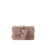 Miu Miu Matelasse leather jewel crossbody