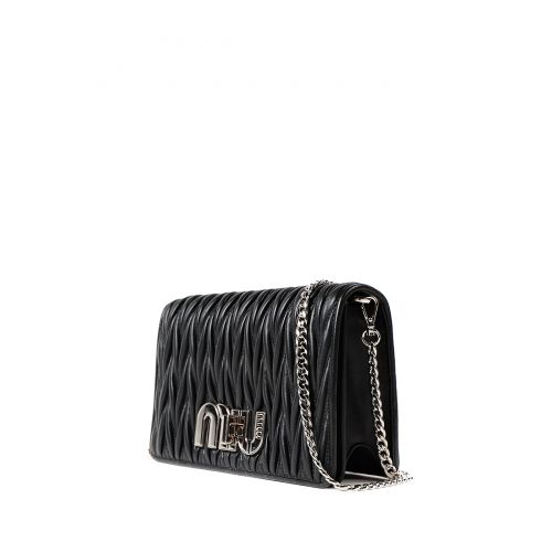  Miu Miu Black matelasse leather crossbody