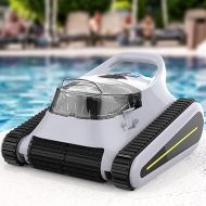 Seauto Robotic Pool Vacuum - Cordless Wall-Climbing Robot for Spotless Cleaning of Inground & Ground Pool Walls and Floors - Automatic Pool Cleaner for Pools up to 1980 Sq. Ft.