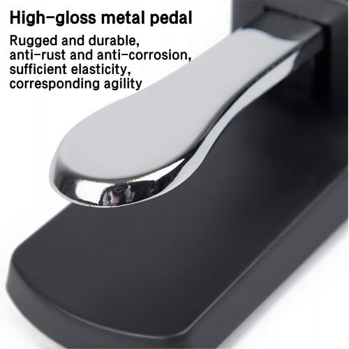  [아마존베스트]Brandless Miwayer Sustain Pedal with Polarity Switch,for MIDI Keyboard,Synth,Digital Pianos,Electronic Drum,Electric Piano,Yamaha,Casio,Roland(6.5 Feet Cable With 1/4 Inch Plug)