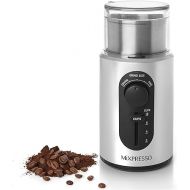 Mixpresso Electric Coffee Grinder 12 Cup Capacity, 304 Stainless Steel Blade, Espresso Bean Grinder, Removable Chamber, Coffee Grinder Electric with 5 Presets For Spices & More