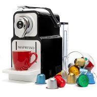Mixpresso Espresso Machine for Nespresso Compatible Capsule, Single Serve Coffee Maker Programmable for Espresso Pods, Premium Italian 19 Bar High Pressure Pump 23oz 1400w Black Coffee Maker