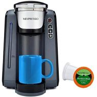 Mixpresso - Single Serve K-Cup Coffee Maker With 4 Brew Sizes for 1.0 & 2.0 K-Cup Pods Removable 45oz Water Tank Quick Brewing With Auto Shut-Off Rapid Brew Technology (Dark/Gray)