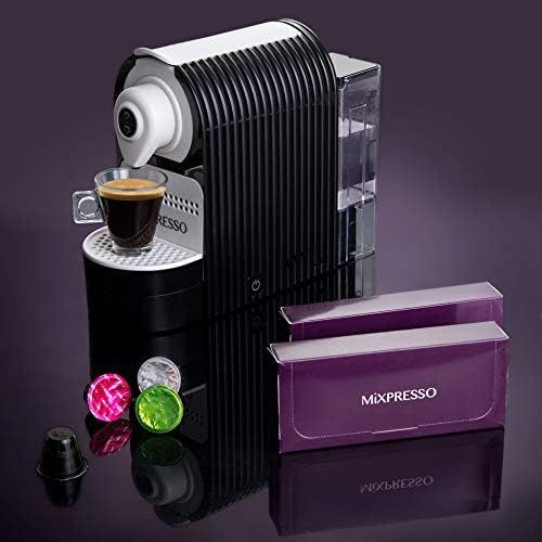  [아마존베스트]Mixpresso Espresso Machine for Nespresso Compatible Capsule, Single Serve Coffee Maker Programmable Buttons for Espresso and Lungo, Premium Italian 19 Bar High Pressure Pump 27oz 1