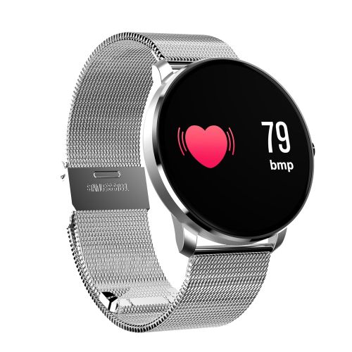  Miya System Ltd Fitness Smartwatch mit Pulsmesser,Miya Wasserdichte Aktivitat Tracker Smart Watch Intelligente Sport Armbanduhr mit Blutdruck Pulsmesser Herzfrequenz Blutdruck Smart Armband fuer An