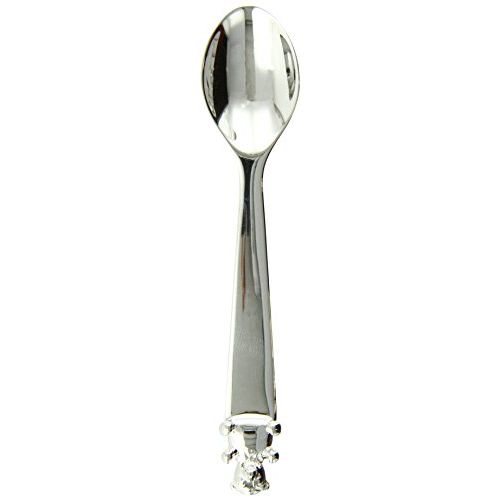  [아마존베스트]Miza Sterling Silver Baby Feeding Spoon, Teddy