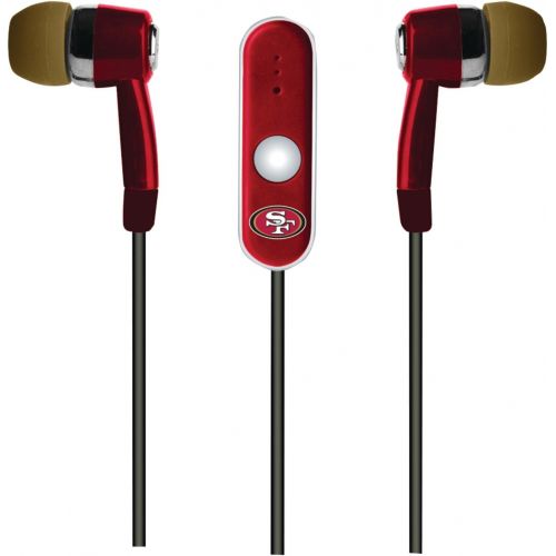  Mizco NFL San Francisco 49ers Hands Free Ear Buds with Microphone