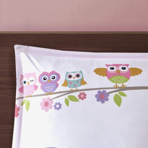  Mizone Kids Mizone MZK10-086 Mi Zone Kids Wise Wendy Complete Bed and Sheet Set Full Pink,