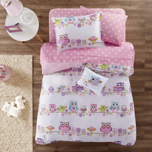  Mizone Kids Mizone MZK10-086 Mi Zone Kids Wise Wendy Complete Bed and Sheet Set Full Pink,