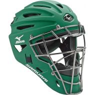 Mizuno Youth G4 Samurai Catcher's Helmet, Forest