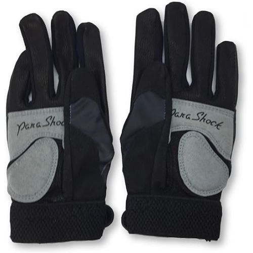 미즈노 Parashock Youth Black/Gray Batting Gloves 1 Pair (Medium Youth)