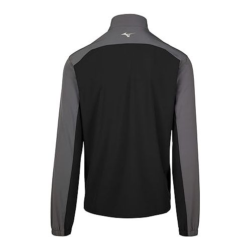 미즈노 Mizuno Boys Comp Long Sleeve Batting Jacket, Black-shade, Medium US