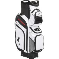 Mizuno BR-D4C Golf Cart Bag | 14 Way Top Cuff | Full Length Dividers | Single Shoulder Strap | Extra Large Insulated Cooler | Rainhood