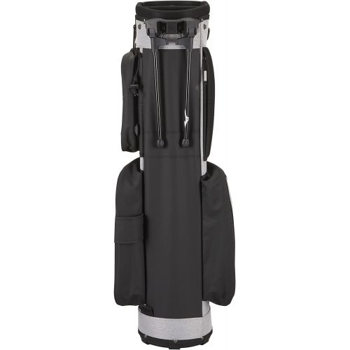 미즈노 Mizuno BR-D2 Golf Carry Bag 4 Way Top Cuff 2 Full Length Dividers Dual Shoulder Straps Manual Open/Close Mini Stand Legs Detachable Mod Pouch