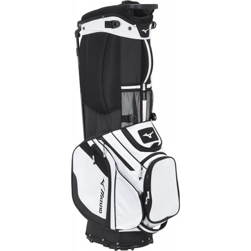 미즈노 Mizuno BR-D4 6-WAY Golf Stand Bag 6 Way Top Cuff 3 Full Length Dividers Dual Shoulder Straps Full Length Stand Legs Insulated Drink Pouch