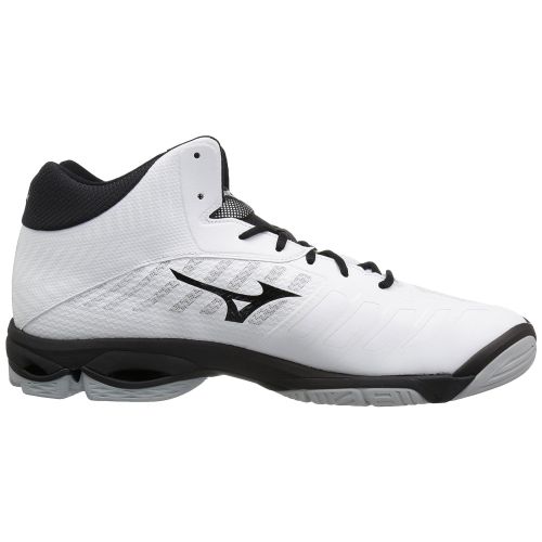 미즈노 Mizuno Wave Lightning Z4 MID Mens White-Black 5.5 White/Black