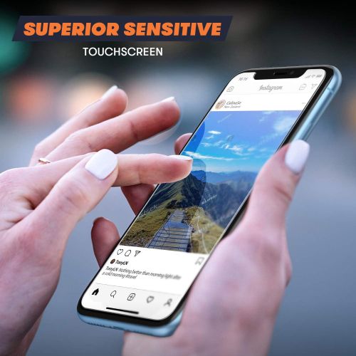  [아마존베스트]Mkeke Compatible with iPhone XR Screen Protector,Tempered Glass Film for Apple iPhone XR, 3-Pack Clear