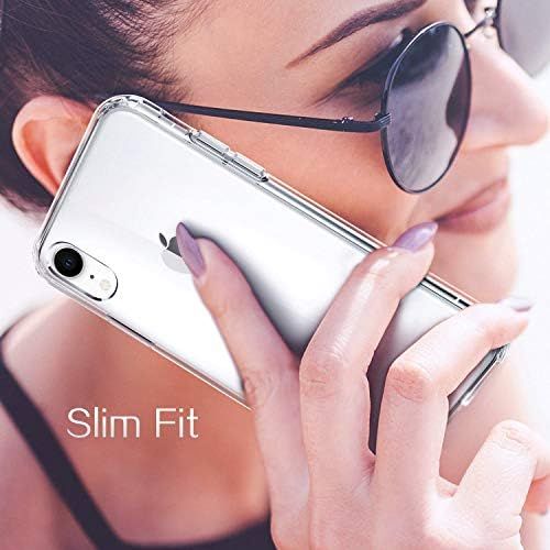  [아마존베스트]Mkeke Compatible with iPhone XR Case,Clear Anti-Scratch Shock Absorption Cover Case for iPhone XR Clear