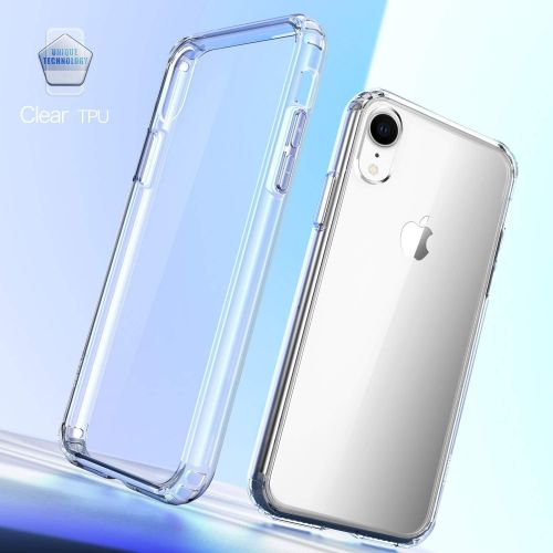  [아마존베스트]Mkeke Compatible with iPhone XR Case,Clear Anti-Scratch Shock Absorption Cover Case for iPhone XR Clear