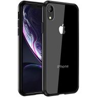 [아마존베스트]Mkeke Compatible with iPhone XR Case,Clear Cover for 6.1 Inch Black