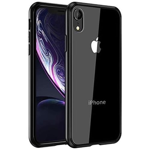  [아마존베스트]Mkeke Compatible with iPhone XR Case,Clear Cover for 6.1 Inch Black