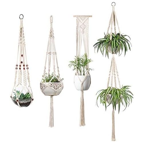  Visit the Mkouo Store Mkouo Macrame Plant Hangers