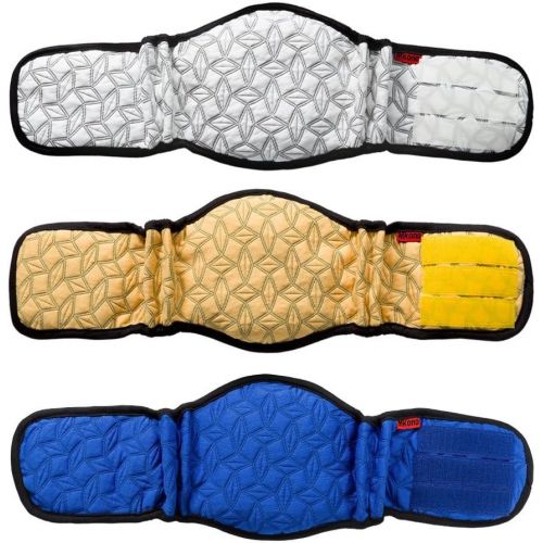 Visit the Mkouo Store Mkouo (Pack of 3) Male Dog Nappy Urine Incontinence Waterproof Belly Band Pad Washable Nappy