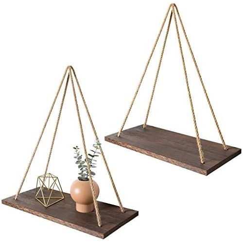  Visit the Mkouo Store Mkouo Wall Hanging Shelves Plant Hanger