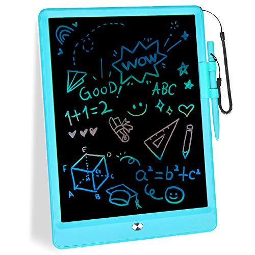  [아마존베스트]mloong LCD Writing Tablet,10 Inch Doodle Board Kids Tablets Drawing Tablet Electronic Digital Drawing Board for Adults and Kids Ages 3+ (Blue