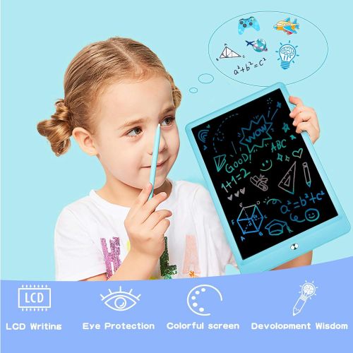  [아마존베스트]mloong LCD Writing Tablet,10 Inch Doodle Board Kids Tablets Drawing Tablet Electronic Digital Drawing Board for Adults and Kids Ages 3+ (Blue