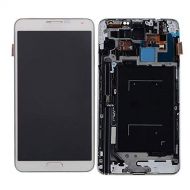 Mmrm MMRM Samsung Galaxy Note 3 N900A N900T 4G Smartphone LCD Display Screen Digitizer Frame Replacement Parts White