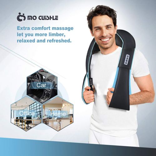  Mo Cuishle Shiatsu Back Neck Shoulder Massager - Electric Deep Kneading Massage with Heat - Massage for...