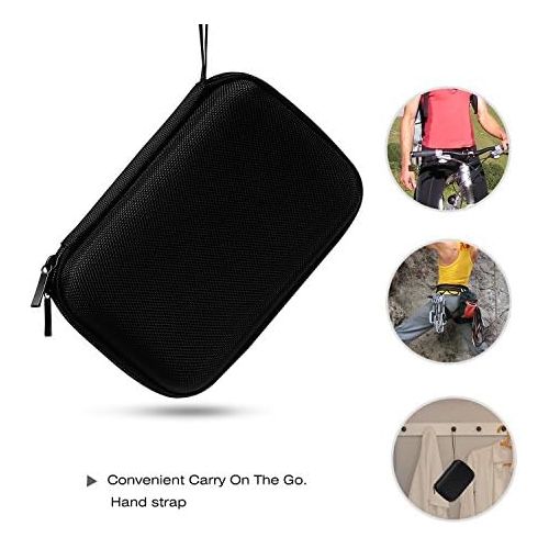  [아마존베스트]MoKo 7-Inch GPS Carrying Case, Portable Hard Shell Protective Pouch Storage Bag for Car GPS Navigator Garmin/Tomtom/Magellan with 7 Display - Black